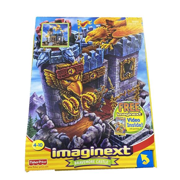 NEW Fisher Price Imaginext Bravemore Castle Playset NIB (box Is Worn) - Picture 1 of 11